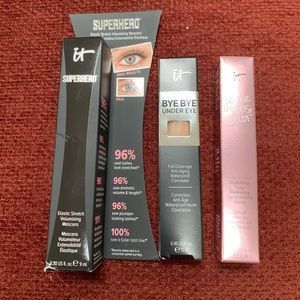 It cosmetics mascara, bye bye undereye, lip serum